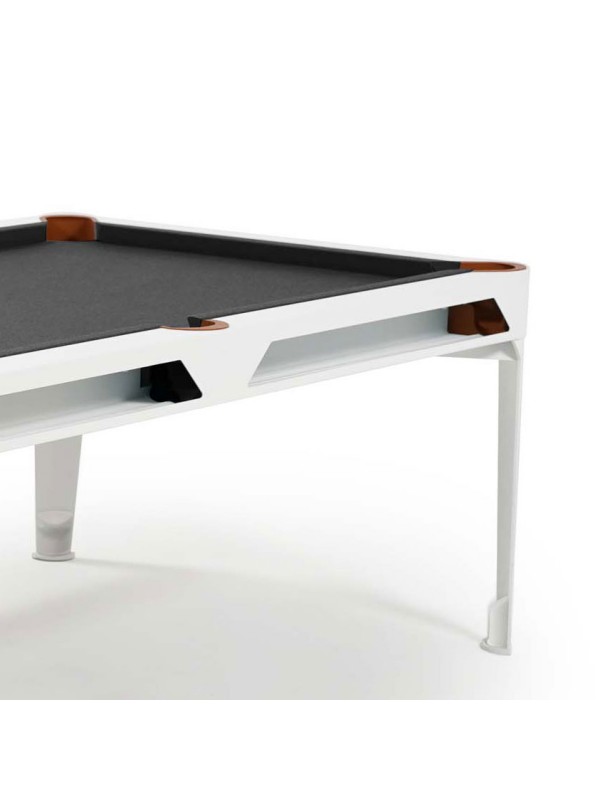 Cornilleau Hyphen biljard miza – bela z dark grey podlogo